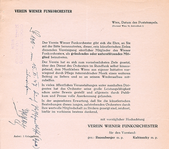 Wiener Funkorchester 1947